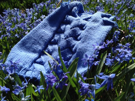 Beautiful blue in the bright sun.