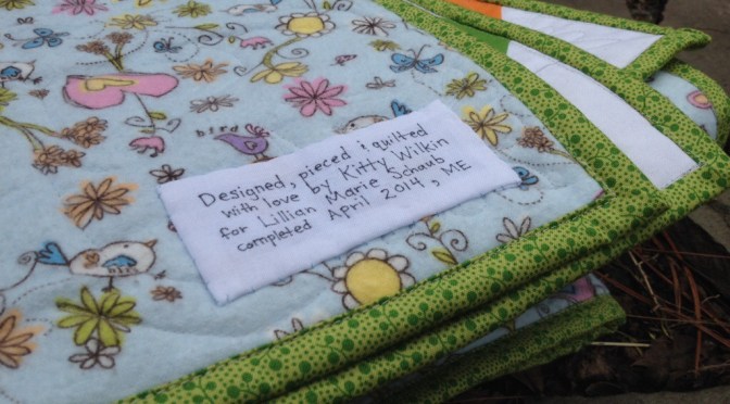 Friday Finish: Lillian’s Baby Quilt