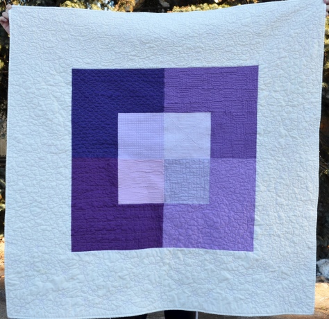 Radiant Orchid Color study with the Canvas pattern by Leanne at She Can Quilt.
