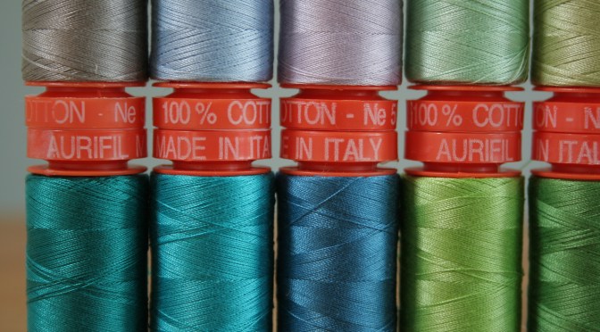 Stash Building: Rainbow Sketch, Grays, & Aurifil