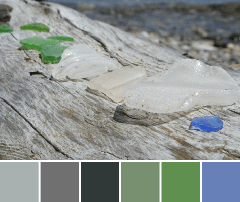 sea glass color palette