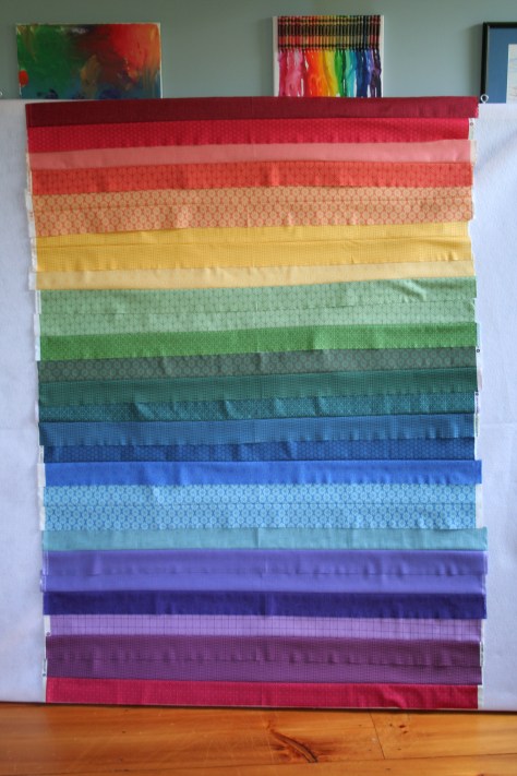rainbow quilt