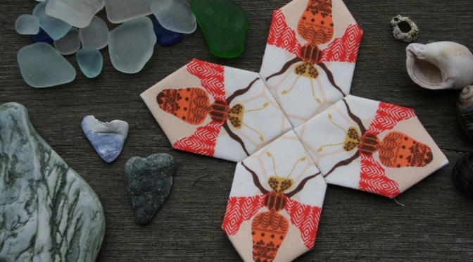 Vacation Rainy Day Sewing: First Foray into English Paper Piecing