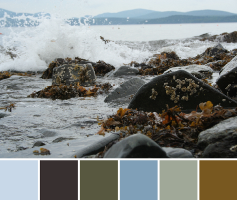 crashing tide color palette