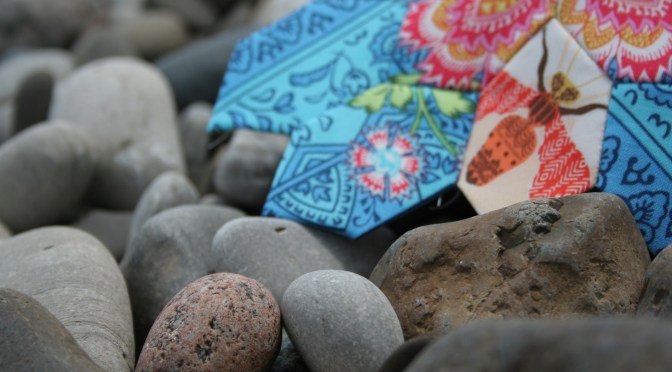 Work in Progress: Vacation English Paper Piecing