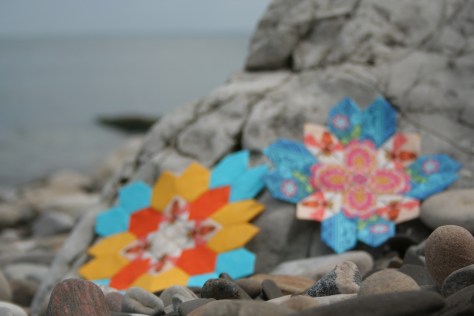 Beautiful rocks with a gorgeous backdrop.