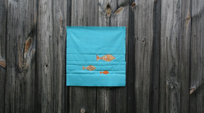 Friday Finish: Fishies FPP Panel Pattern