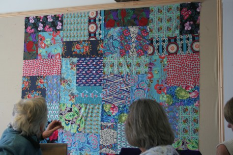 Rheas quilt: delightfully schizophrenic.