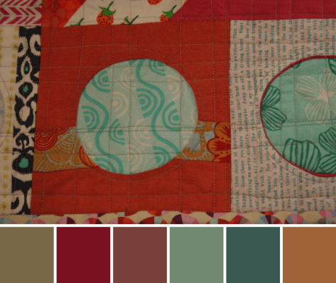 color in the quilt display