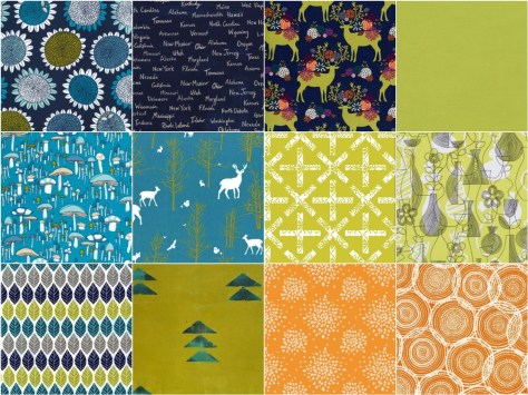 folksy fall fabric bundle #2