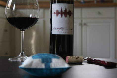 tremolo wine inspired quilted pincushion