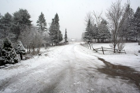 snow in maine
