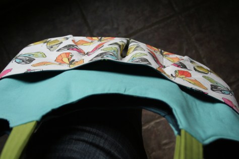 go anywhere bag top view