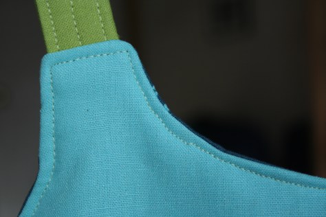 imperfections in sewing bag