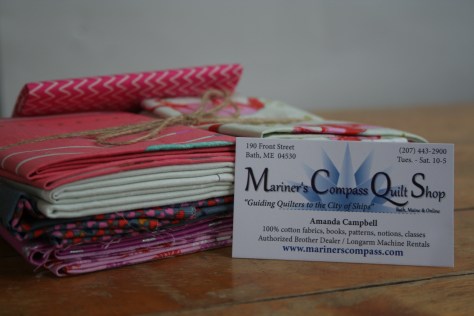 Mariners Compass Fat Quarter Back Sneak