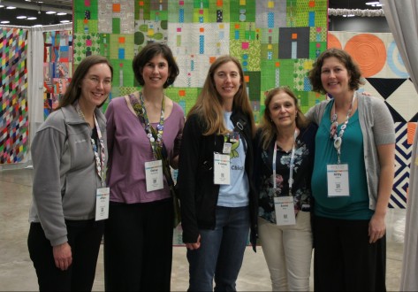 new bloggers at quilt con