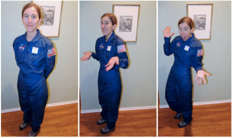 Yvonne modeling her QuiltCon Alter Ego flight suit--can you believe we did not get a single photo together in our Alter Ego attire!? 
