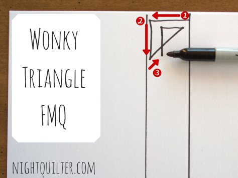 FMQ Wonky Triangles Step 1