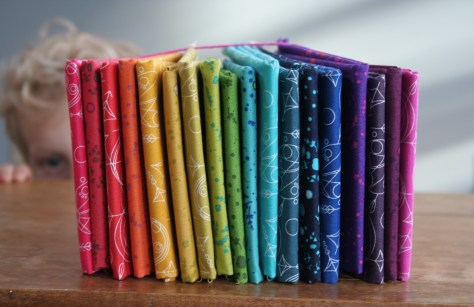 alison glass sun prints fabric rainbow