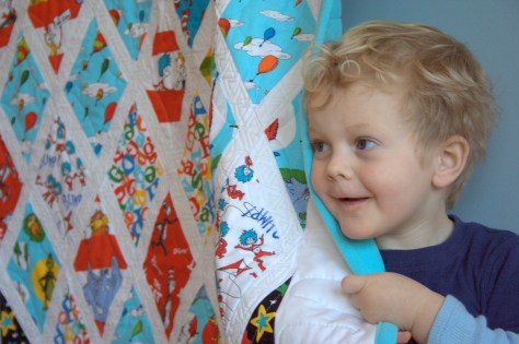max and dr seuss quilt