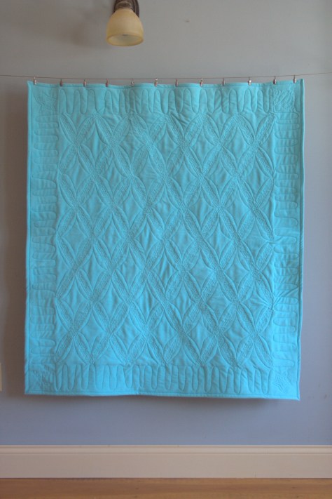 dr seuss quilt finish back