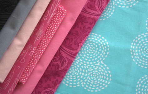 fabric pull for hazel hedgehog baby quilt