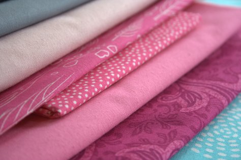 fabric pull for hazel hedgehog baby quilt