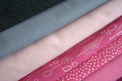 fabric pull for hazel hedgehog baby quilt