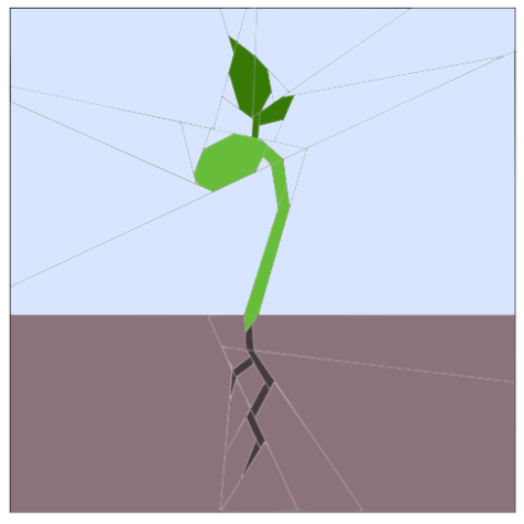 bean sprout foundation paper piecing pattern