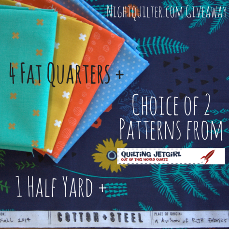 sms giveaway day on night quilter