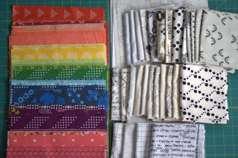 rainbow low volume fabric pull