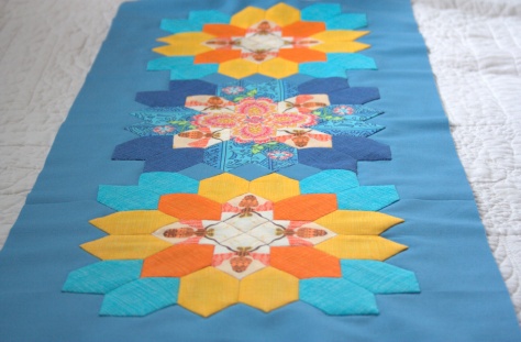 completed table runner top lucy boston epp