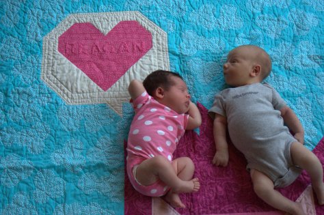 cousins on hazel hedgehog quilt