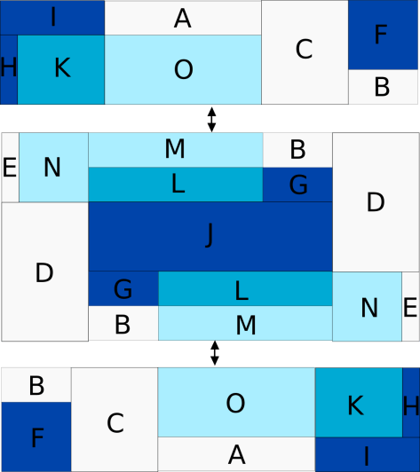 transparency play block assembly