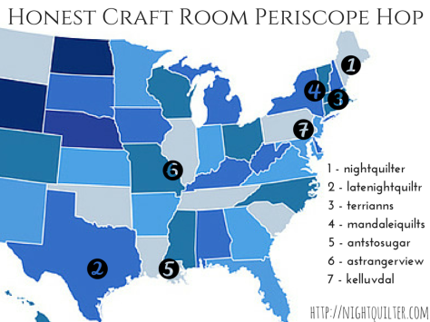 Honest Craft Room Periscope Hop