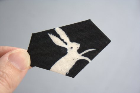 epp fussy cutting bunny rabbit