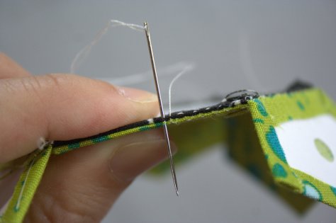 ladder stitch to join epp