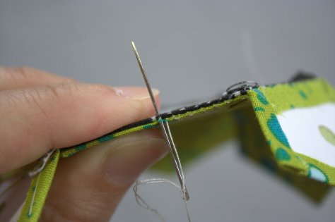 ladder stitch to join epp