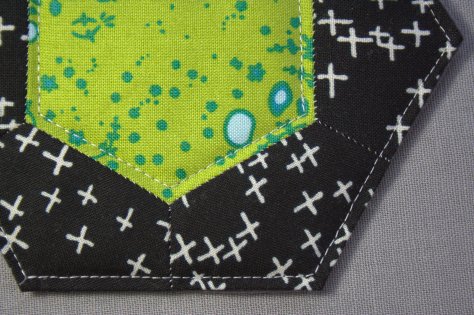 glue basting epp coaster tutorial