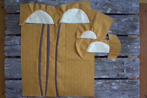 mushroom quilt inspired by wanderlust quilts