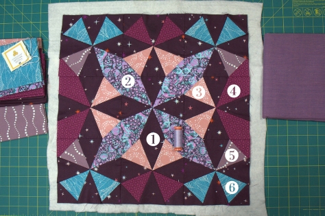 Kaleidoscope fabric numbers