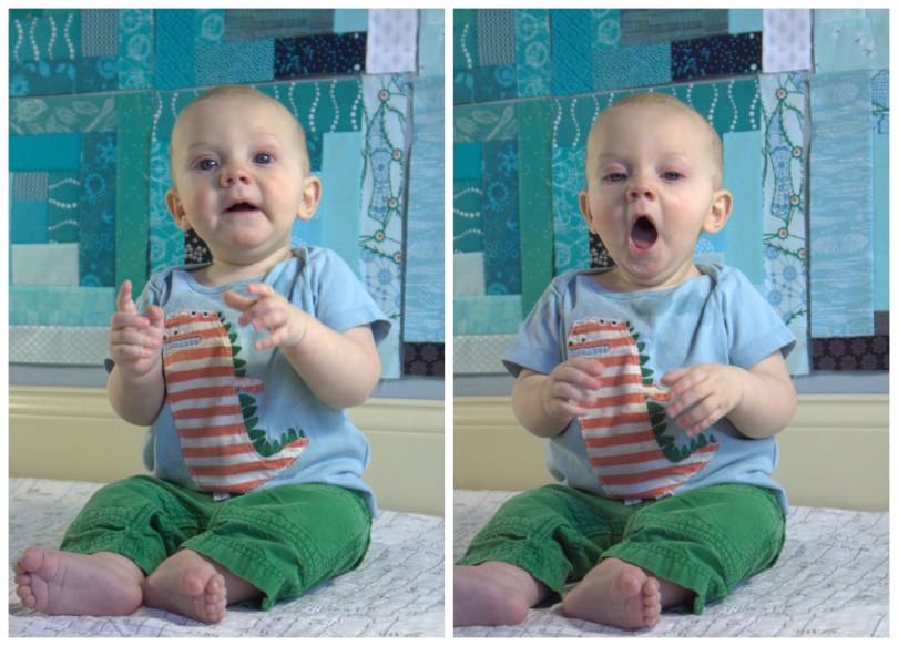 finn 6 months milestone quilt