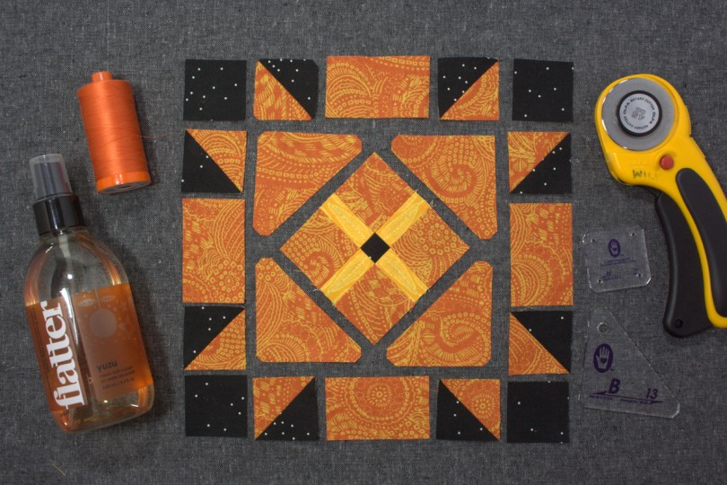 farmers wife 9 autumn quilt block tutorial