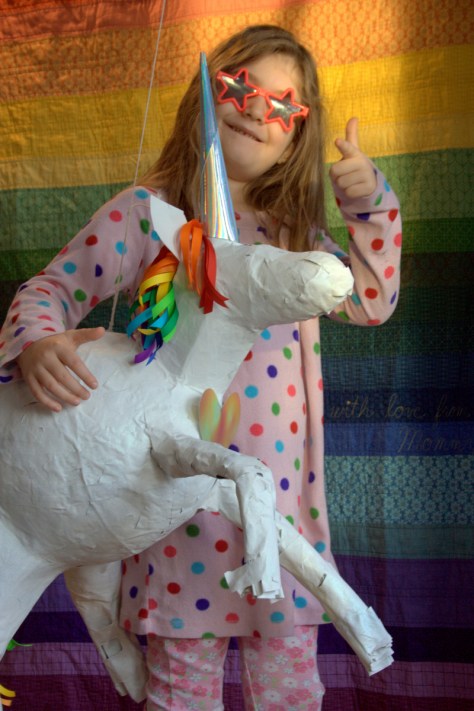 rainbow unicorn pinata