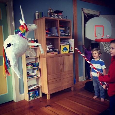 rainbow unicorn pinata