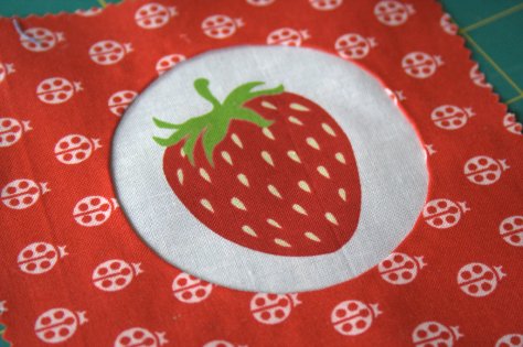 inset circles with sizzix and freezer paper eye spy