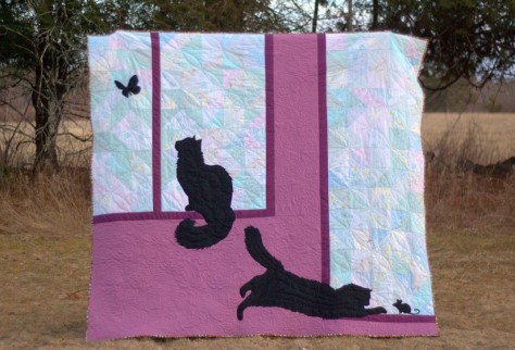 j quilt kittens at play finish
