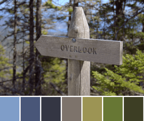 overlook color palette