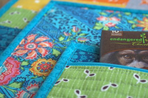 simple zipper pouch fat quarter shop teacher gifts