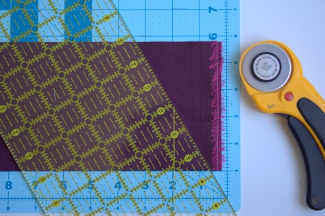 equilateral triangle cutting with mat vesuvius quilt tutorial